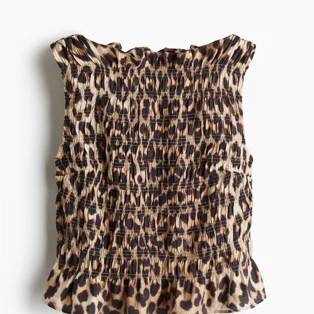 H&M Leopard Print sleeveless top - Brown & Black